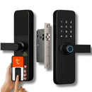 Tuya Wifi Eletrônico Bloqueio De Porta Inteligente Com Impressão Digital Biométrica
