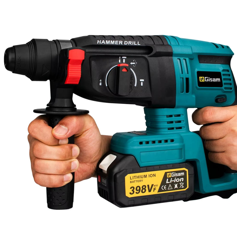 Gisam 26MM Broca Martelo Elétrico Sem Escova Multifuncional