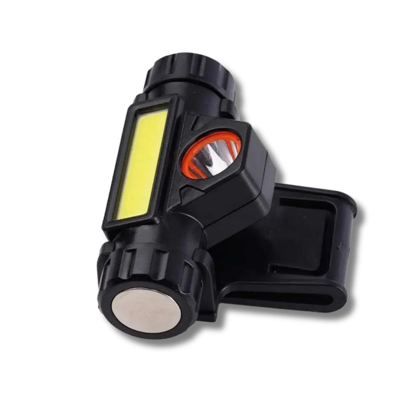 Máscara Soldador Capacete de Soldagem Com Farol Recarregável