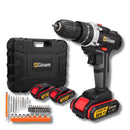 21V Furadeira de Impacto Sem Fio Chave de Fenda Elétrica