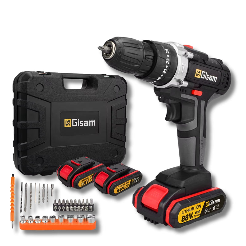 21V Furadeira de Impacto Sem Fio Chave de Fenda Elétrica