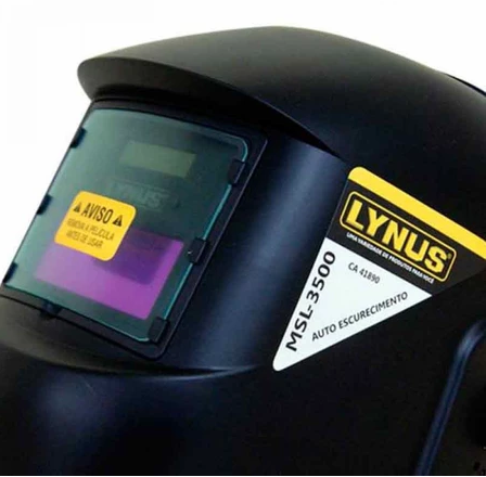 Máscara de solda com escurecimento automático tonalidade 11 - MSL-3500 - Lynus