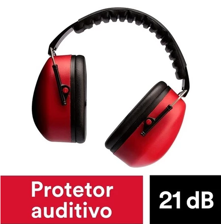 Abafador de Ruido Protetor Auricular 3M POMP Muffler 20 DB