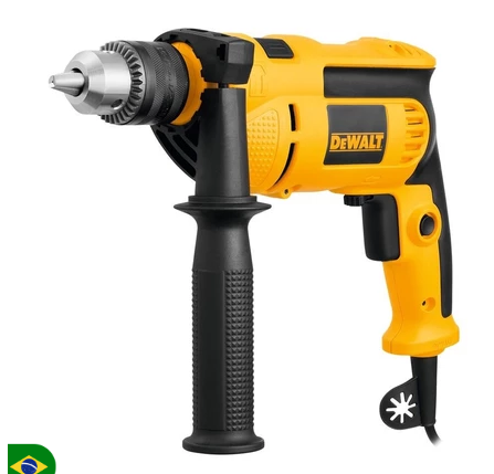 Furadeira de impacto 1/2" 710 watts com 1 velocidade variável e reversível - DWD502 Dewalt