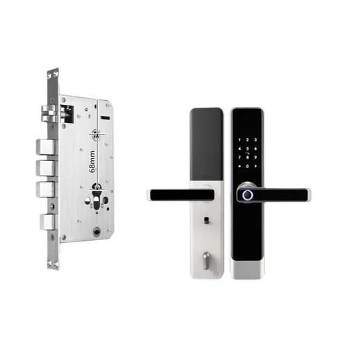 Tuya Wifi Eletrônico Bloqueio De Porta Inteligente Com Impressão Digital Biométrica