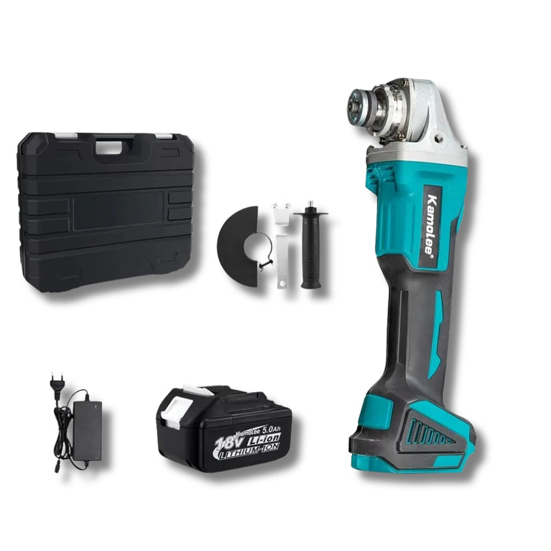 Kamolee 125MM Sem Fio, Ângulo de Carregamento Moedor, 4 Velocidades