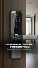 Tuya Wifi Eletrônico Bloqueio De Porta Inteligente Com Impressão Digital Biométrica