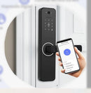Tuya Wifi Eletrônico Bloqueio De Porta Inteligente Com Impressão Digital Biométrica